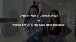 Crystal Rush és Camilla Cortez a latin amerikai tetszetős milfek rámennek a srácra - Amatordomina.hu