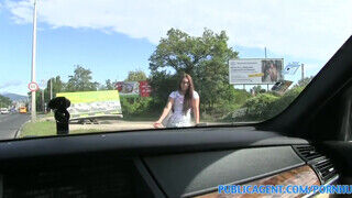 Vanessa a vadító stoppos bige felszedve és bekúrva a kocsiban - Amatordomina.hu