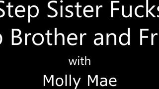 Molly Mae a gigászi mellű nevelő húgi a  tesóval meg a haverjával kúr édeshármasban - Amatordomina.hu