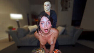Brooke Tilli és a halloween maszkos csávója egy jót pajzánkodnak - Amatordomina.hu